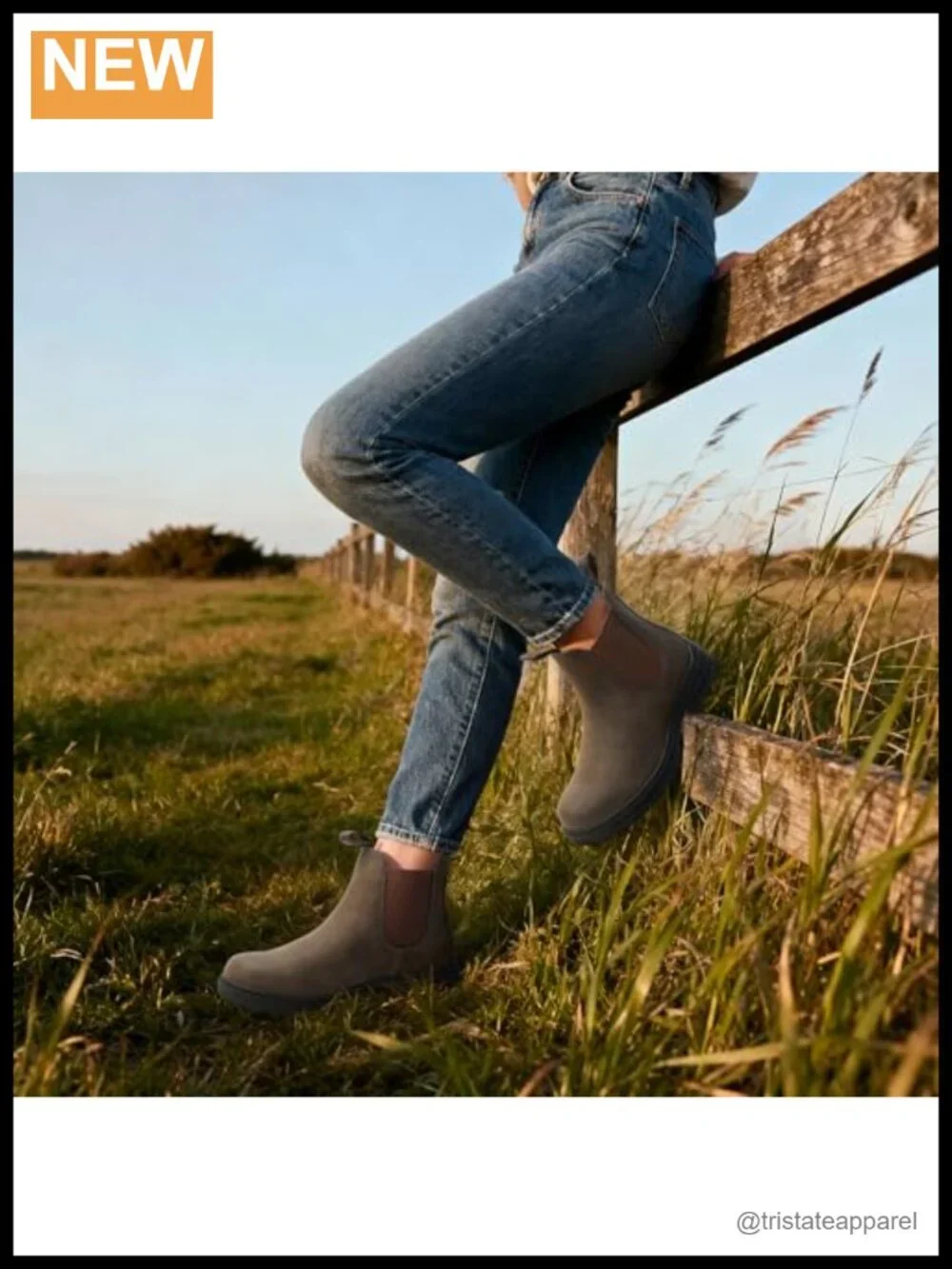 Women's Chelsea Ankle Boots Waterproof Hiking Slip-On Faux Leather